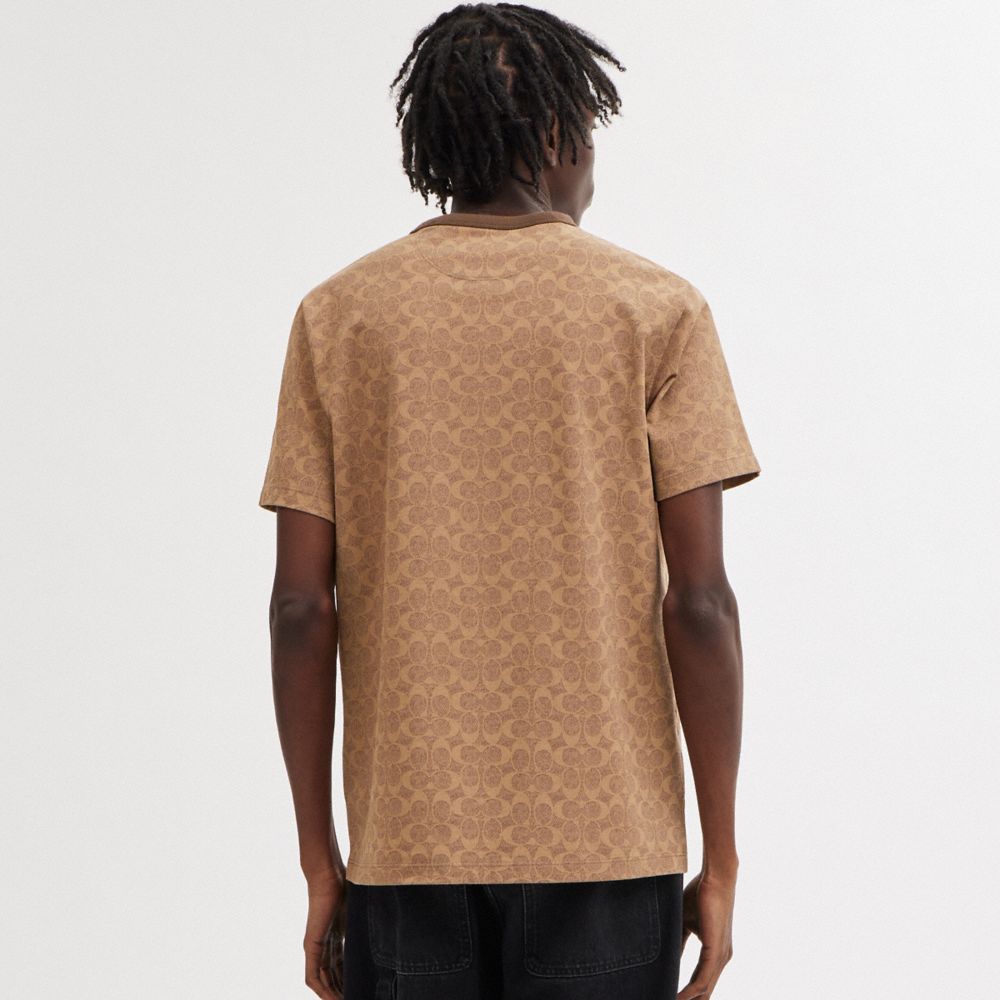 Coach Signature Organik Pambıq T-Shirt