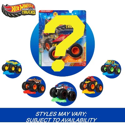 Hot Wheels Monster Trucks Diecast Tək Paket - 1:64 Miqyas