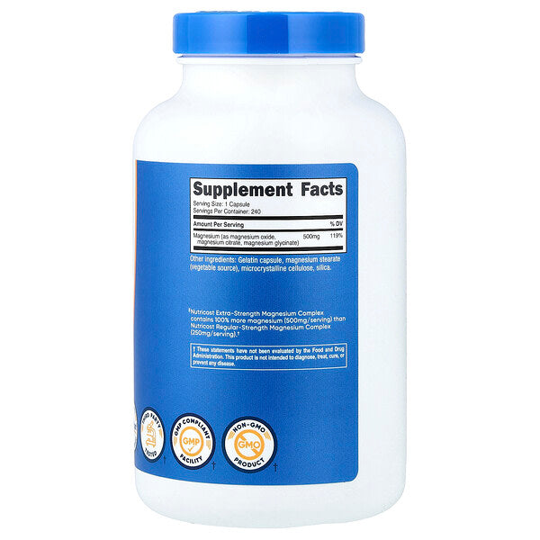 Nutricost Magnesium Complex 500mg 240 Kapsul