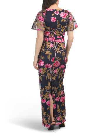 JS COLLECTIONS Kristine Çiçəkli Sutun Geyimi