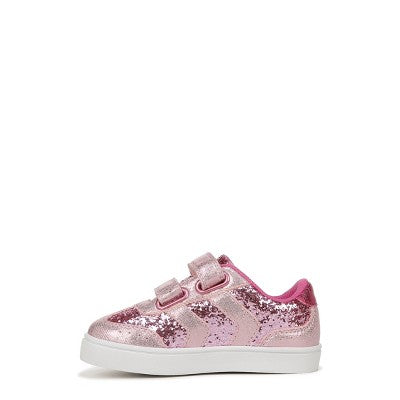Dr. Scholl's Youth Girls Madison Play Uşaq Krossovkası Hot Çəhrayı Metallik Paillettes 10 M