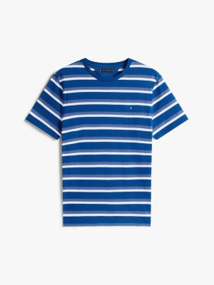 Tommy Hilfiger Çizgilı Gündəlik Köynək, Tünd Göy/Ağ Çizgi