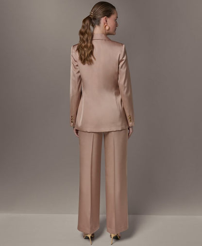 Donna Karan New York Qadın Bir Düyməli Ceket, Adi və Kiçik Ölçülər