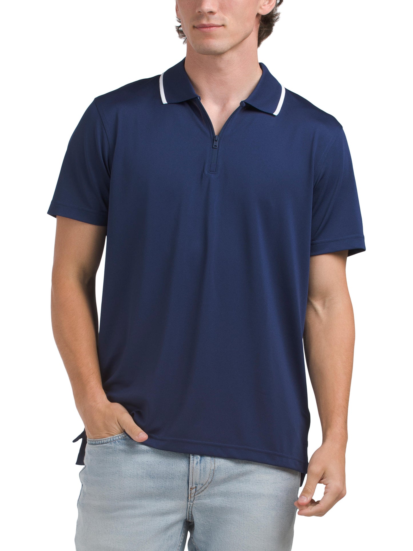 Performance Zip Polo