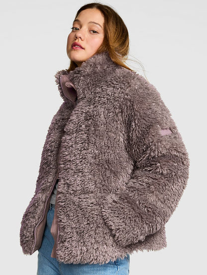 PINK Teddy Puffy Gödəkçəsi