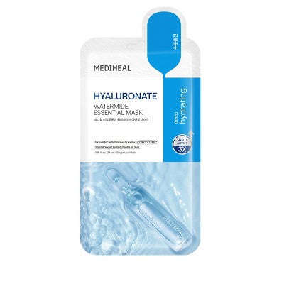 MEDIHEAL Essential Mask - Hialuron Watermid - 0.81 fl oz Paraben-Free Mineral Oil-Free Phthalate-Free YoxYox