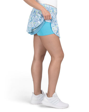 LUCKY IN LOVE UPF 50 Spring Bloom Skort