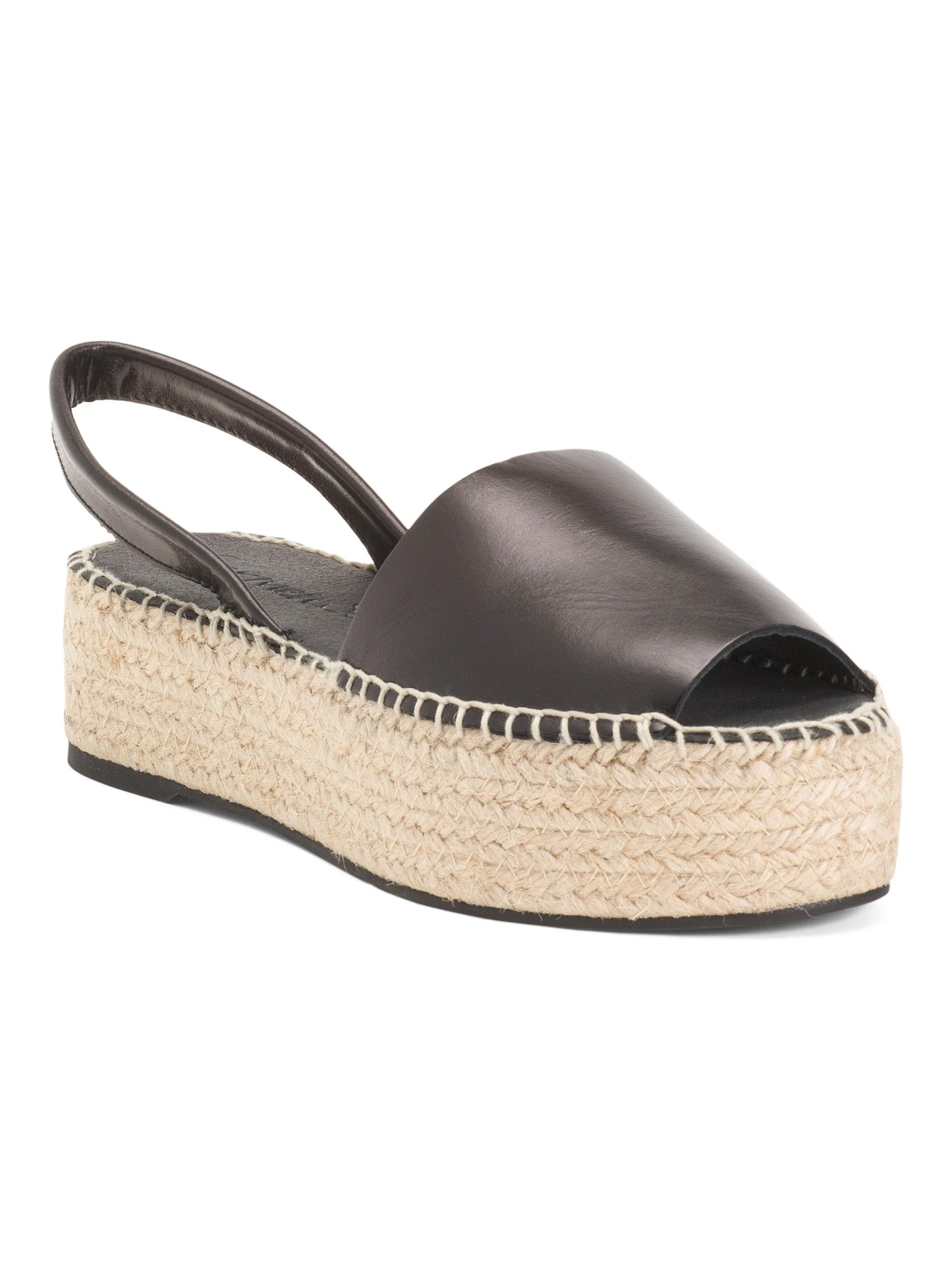 CARMEN SAIZ İspaniyada Hazırlanmış Dəri Espadrille Platformalı Sandallar