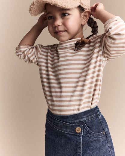 Carter's Körpə Qız Asimmetrik Denim Etək - Mavi