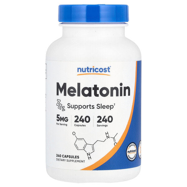 Nutricost Melatonin 5 Mg 240 Kapsul