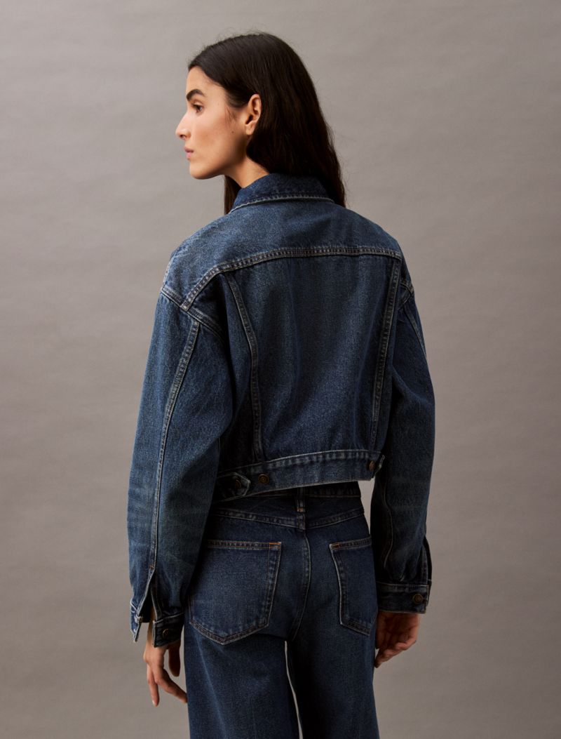 Calvin Klein 90s Denim Trucker Gödəkçəsi
