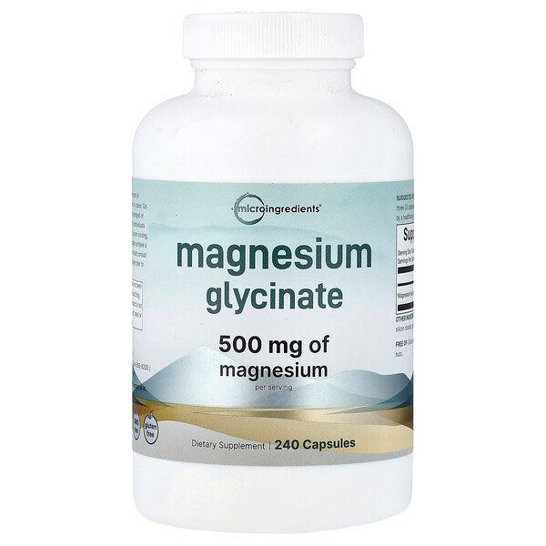 Micro Ingredients Magnesium Glycinate 240 Kapsul 166 Mg