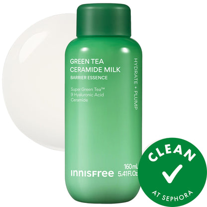innisfree Yaşıl Çay Ceramide Doldurula Biləsi Koreya Süt Tonikası Nemləndirmə və Baryyer Tamirı üçün