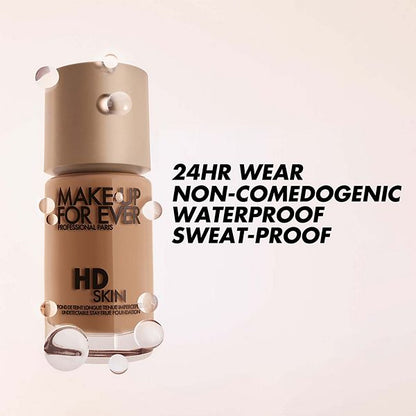 MAKE UP FOR EVER HD Skin Uzunmüddətli Suya Davamlı Matlaşdırıcı Tonal Krem