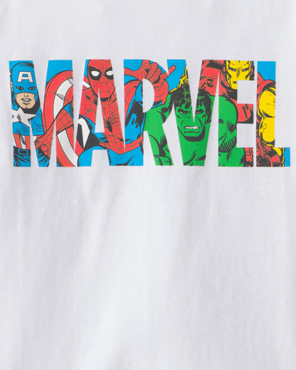 Carter's Oğlan Marvel Qrafik Köynəyi - Ağ