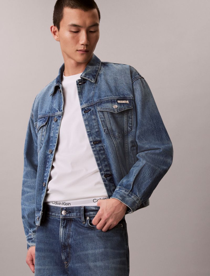 Calvin Klein 90s Denim Trucker Gödəkçəsi