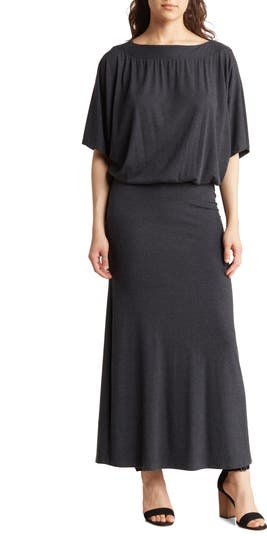 GO COUTURE Dolman Qollu Maksi Geyim