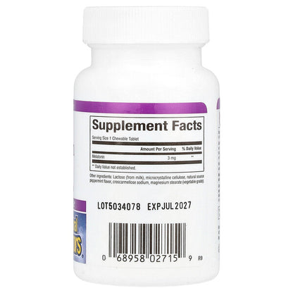 Natural Factors Stress Relax Melatonin 3 Mg 90 Çiğnənən Tablet