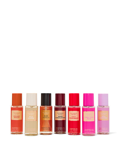 Victoria's Secret 7-Parça Fragrance Mist Layering Hədiyyə Dəsti Bare Vanilla ilə