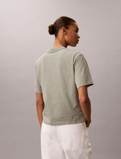 Calvin Klein Arch Logo Graphic Boxy Köynək