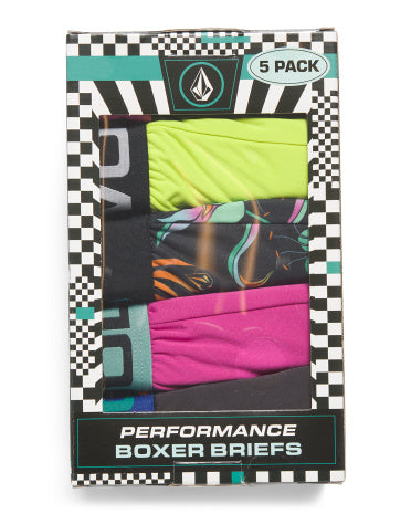 VOLCOM 5 Paket Toxunma Boxer Şortları
