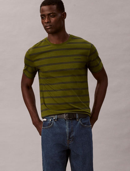 Calvin Klein Liquid Touch Stripe Crewneck Köynək