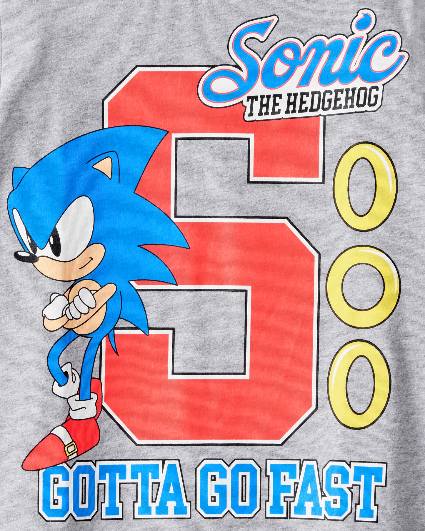 Carter's Oğlan Sonic The Hedgehog Qısa Kollu Grafik Köynəyi - Boz