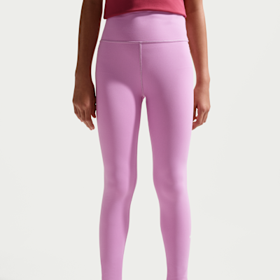 Nike One Big Qız Uşaq Dri-FIT Yüksək Belli Leqqinqlər