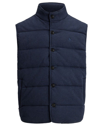 Polo Ralph Lauren Kişi Şəbəkə Naxışlı Qısa Yaxalı Jilet