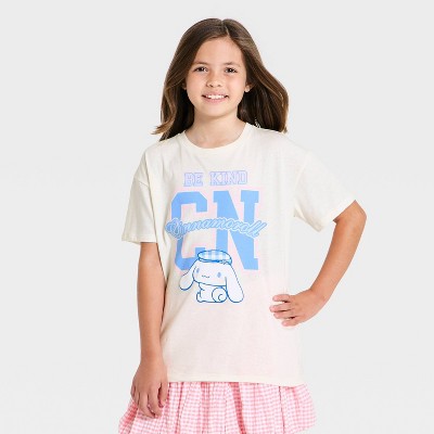 Sanrio Qız Cinnamoroll Qrafik Köynəyi - Fil Dişi M
