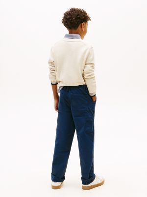 Tommy Hilfiger Uşaq Rahat Utility Şalvarı, Tünd Mavi