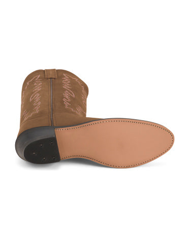 OLD WEST Nubuck Dəri Qərb Çəkmələri