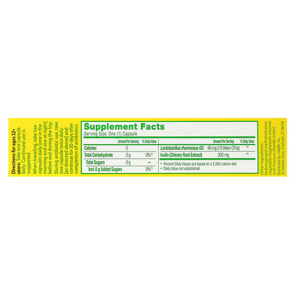 Culturelle Probiotics Digestive Daily Probiotic 30 Vegetarian Capsules