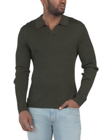 NN07 Wool Paul Uzun Tərəfli Sweater Polo