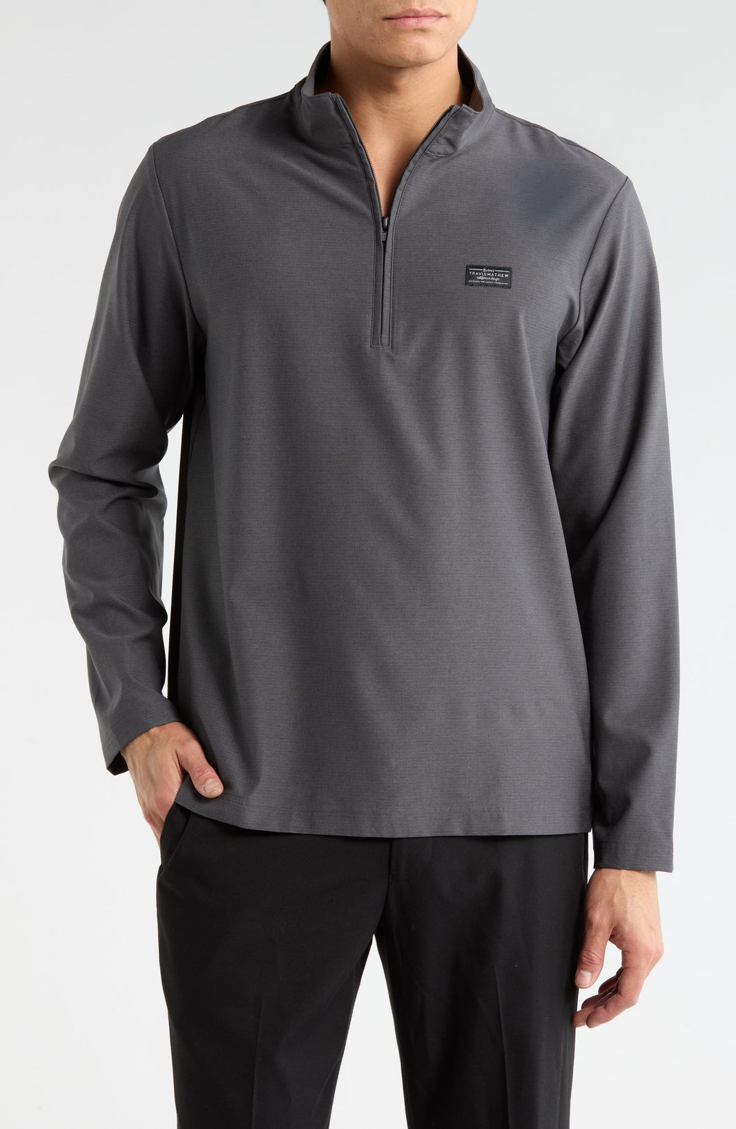 TravisMathew Flight Tracker Yarı Zip Pullover