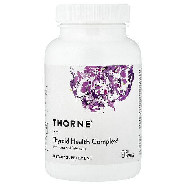 Thorne Thyroid Health Complex Yod və Selenium ilə 120 Kapsul