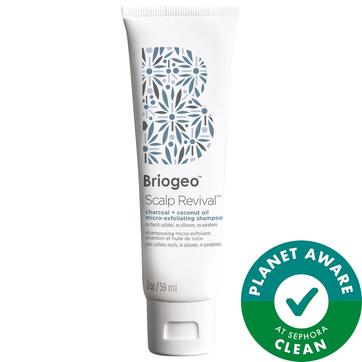 Briogeo Mini Scalp Revival Karbon + Kokos Yağı Mikro-eksfoliant Şampun