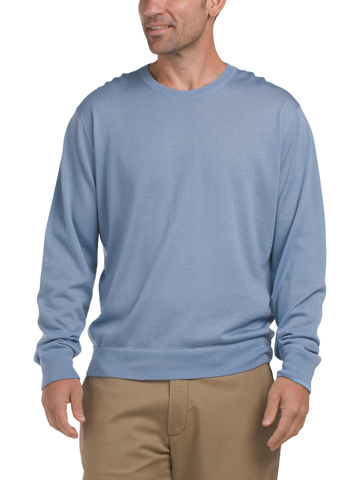 Merino Yünü Saratoga Crew Neck Sveteri