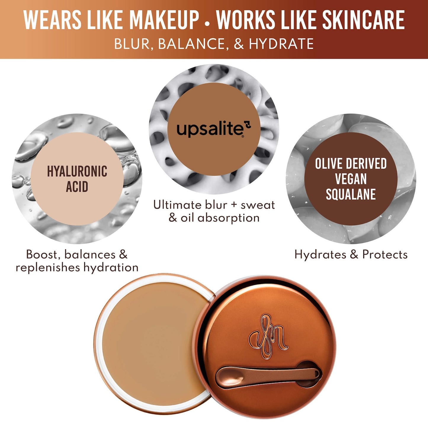 Danessa Myricks Beauty Yummy Skin Bulanıqlaştırıcı Balm Pudra - Rəngli Primer və Tonal Krem