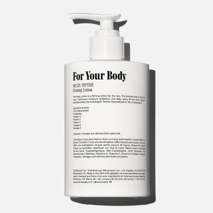 Nécessaire The Body Lotion Buzsuzlaşdırılmış – 5 Peptid + 2.5% Niacinamid İçərisində