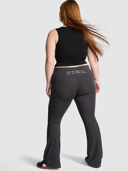PINK All-Day Cotton™ Qatlanan Ətəkli Leginslər