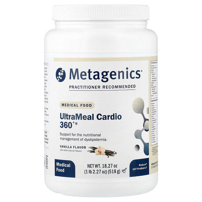 Metagenics Ultrameal Cardio 360 Tibbi Qida Vanil 518g