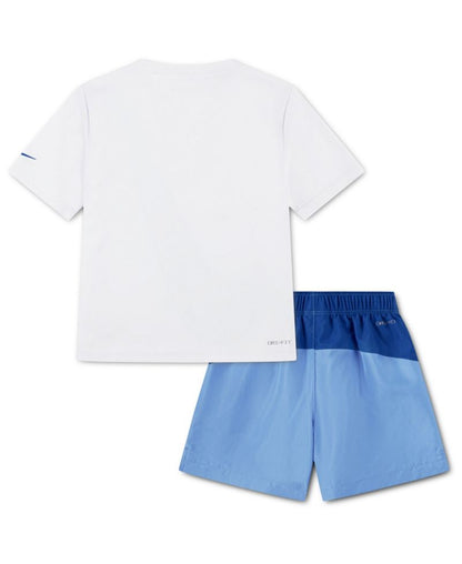 Nike Oğlan Uşaq 2T-4T Dri-FIT Köynək və Şalvar 2-Parçalı Dəsti