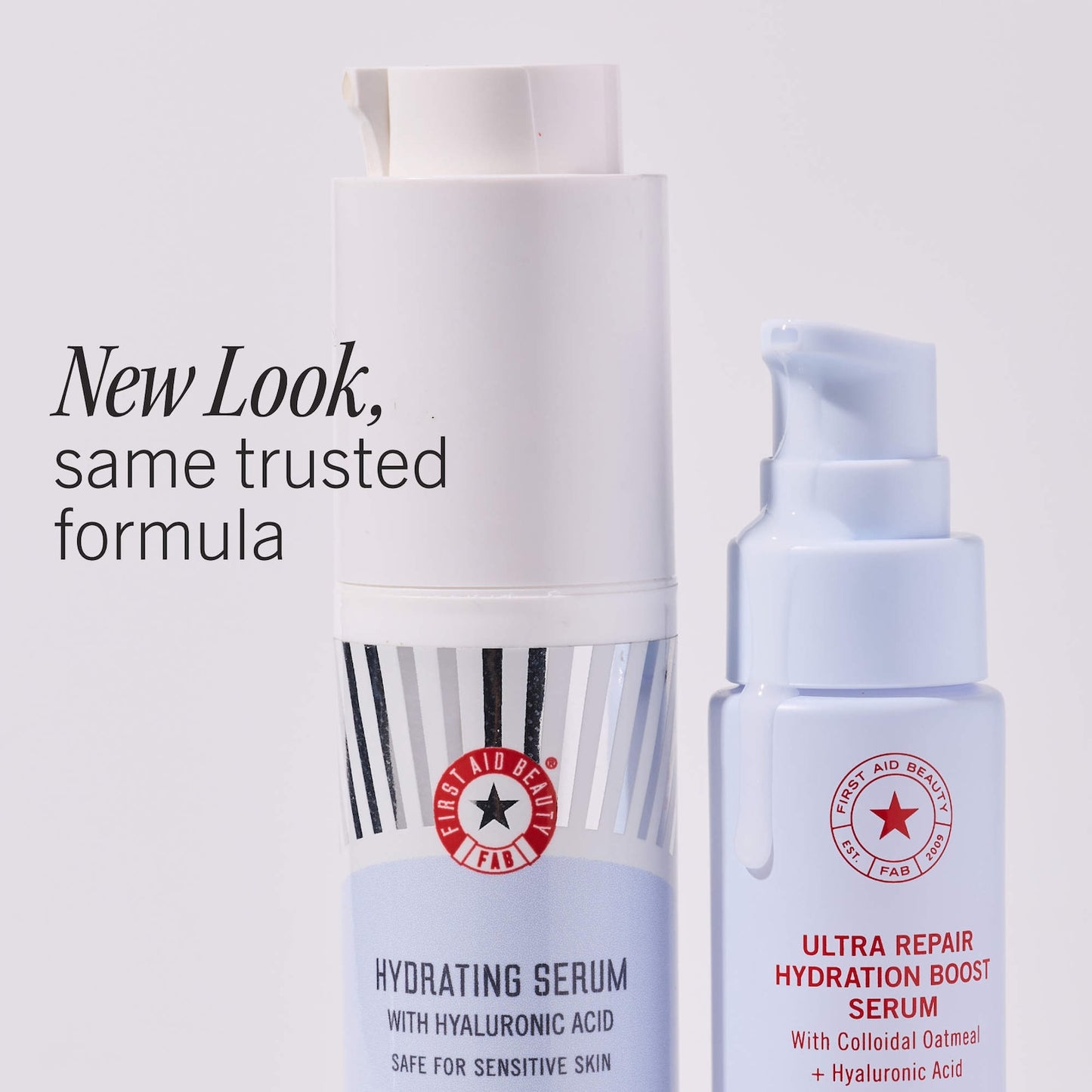 First Aid Beauty Ultra Repair Hydration Boost Hyaluronic Acid və Kolloid Yulaf Serumu
