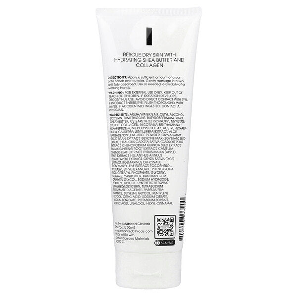 Advanced Clinicals Kollagen Əl Kremi 8 Fl Oz 237 Ml
