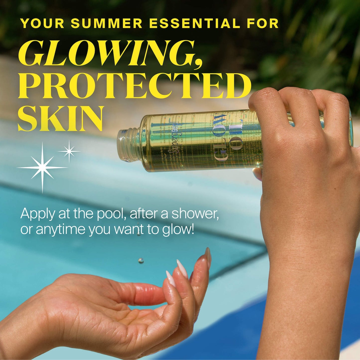 Supergoop! Glow Oil SPF 50 Kokusu Yağ Hindistan Cevizi, Vanil və Incir
