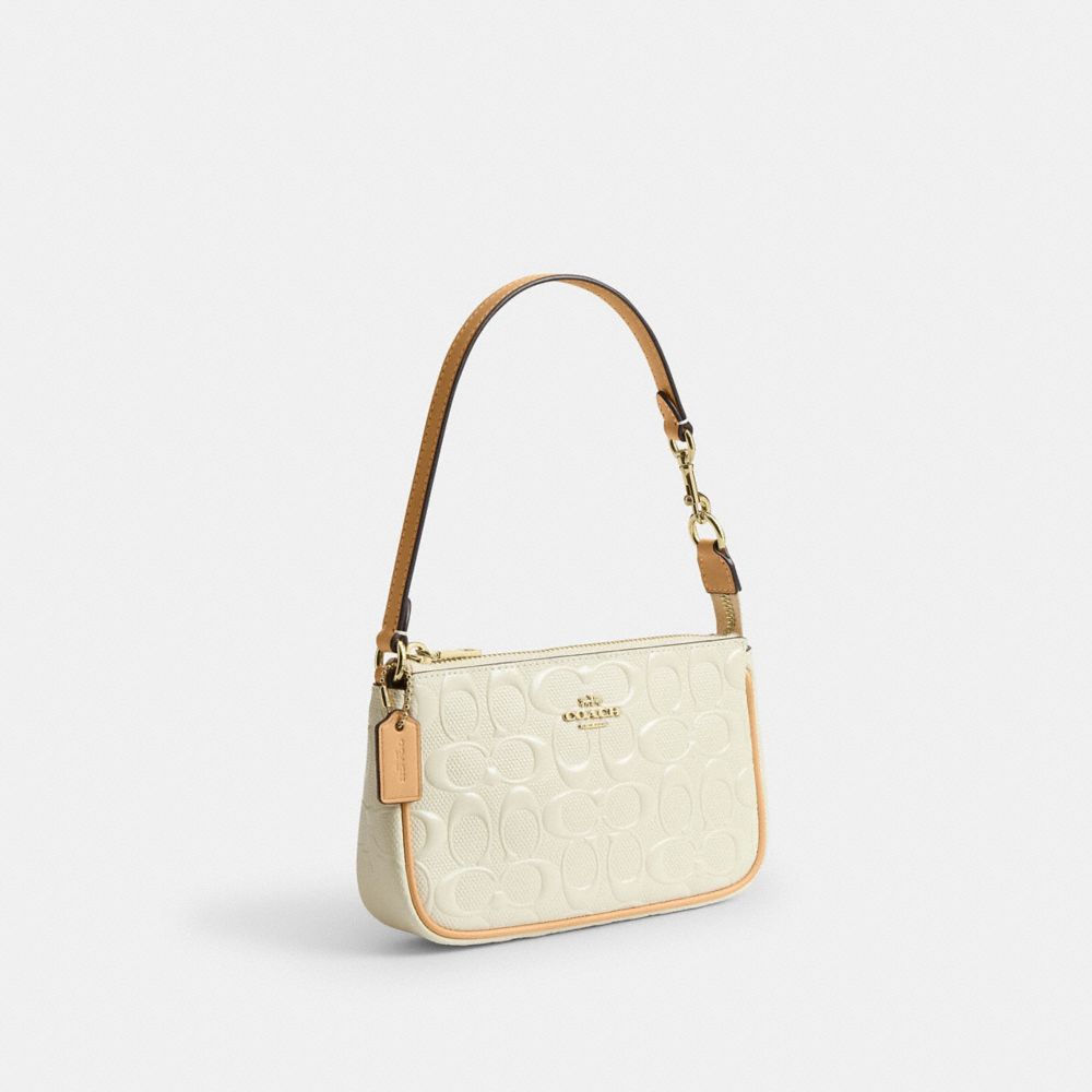 Coach Nolita 19 Signature Dəri Çanta Çarmlarla