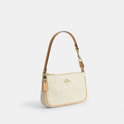 Coach Nolita 19 Signature Dəri Çanta Çarmlarla