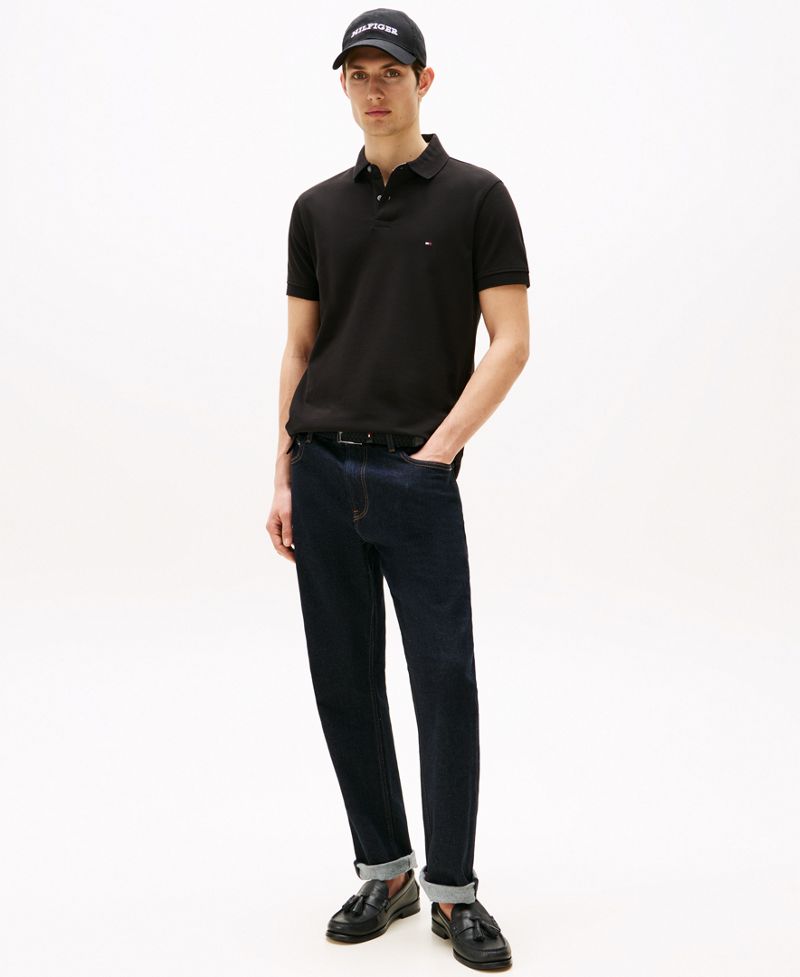 Tommy Hilfiger Kişi Pambıq Klassik Polo Köynəyi 1985