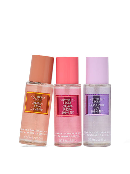 Victoria's Secret 3-Parçalı Getaway Shimmer Hədiyyə Seti